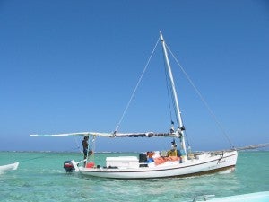 Sarteneja sailboat