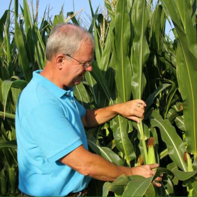 Farmer Len Corzine