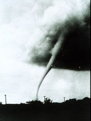 Tornado in Manhattan, Kansas, 31-May-1949, from NOAA
