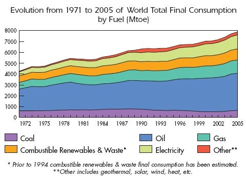 World Fuel Consumption, 1971-2005