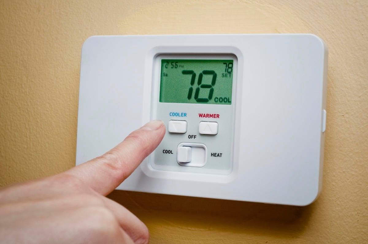 Thermostat for heating
