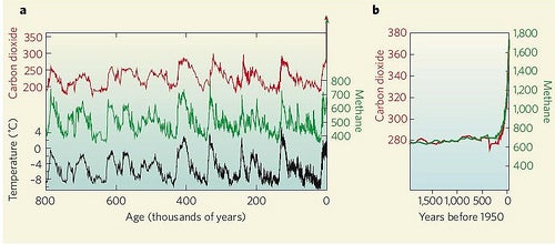 Ice Core Record - 800,000 years