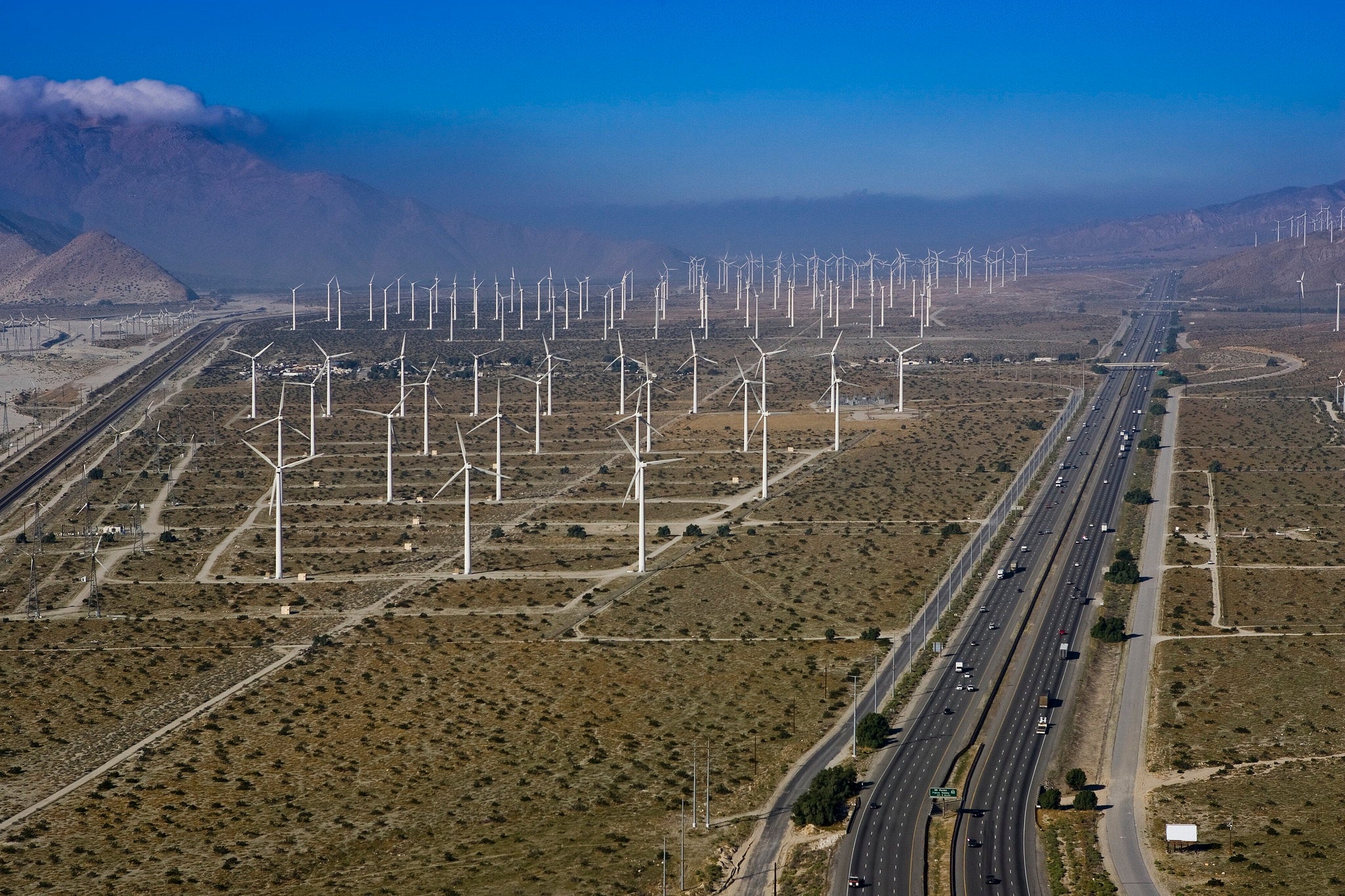 Wind farm in California. 