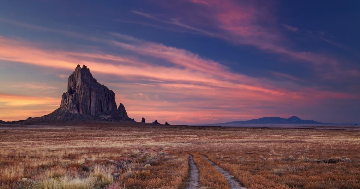 Photo of Shiprock in New Mexico
