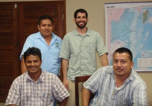 Catch shares team in Belize from Environmental Defense Fund, Wildlife Conservation Society, and Belize Fisheries Department.