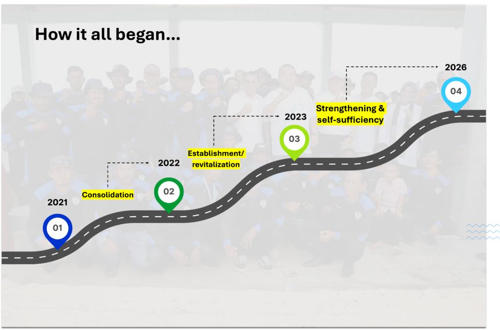 The step-by-step journey from consolidation to establishment to self-sufficiency