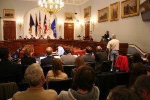 U.S. House Hearing Room at the April 22 hearing on catch shares and communities