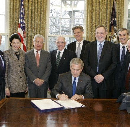 G.W. Bush signing MSA Re-authorization 2006