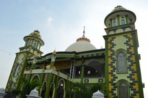 Demak Village Mosque built with revenue from blue swimming crab. Photo: Alexis Rife