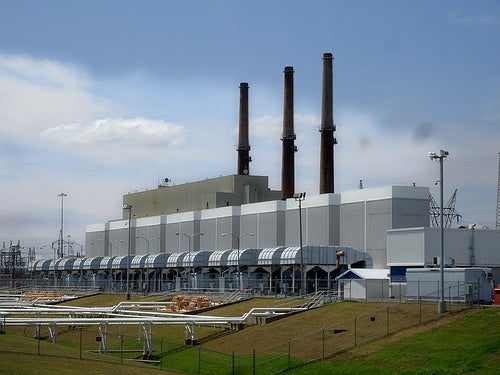 Fossil fuel plant