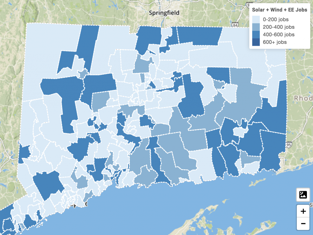 New interactive map shows the economic impact that solar, wind, and ...