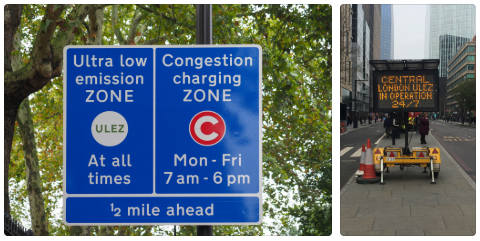 New COVID-19 air quality/ transportation measures in London.