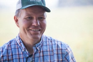 John Brennan, farm manager for Knaggs Ranch