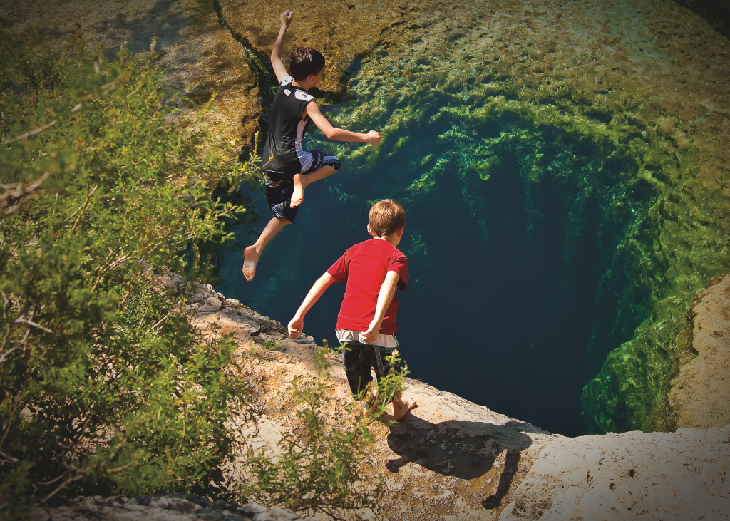 Jacob's Well. Photo credit: Carl Griffin