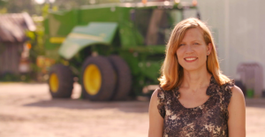 Woman on a farm