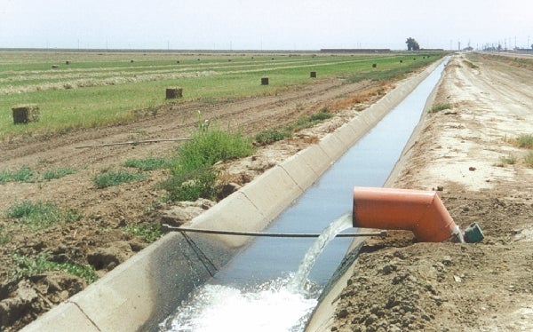 Tapped aquifer in California