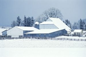 The corn and soybean fields that stretch for miles across the Midwest are quiet this time of year, mostly frozen surfaces waiting for the spring planting season.