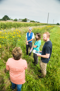 Minnesota farmer Kristin Duncanson is interested in implementing conservation practices to help the monarch butterfly