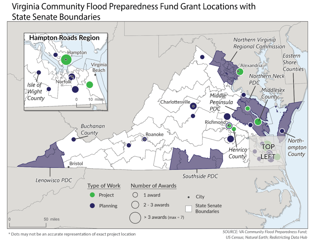 VA community preparedness map