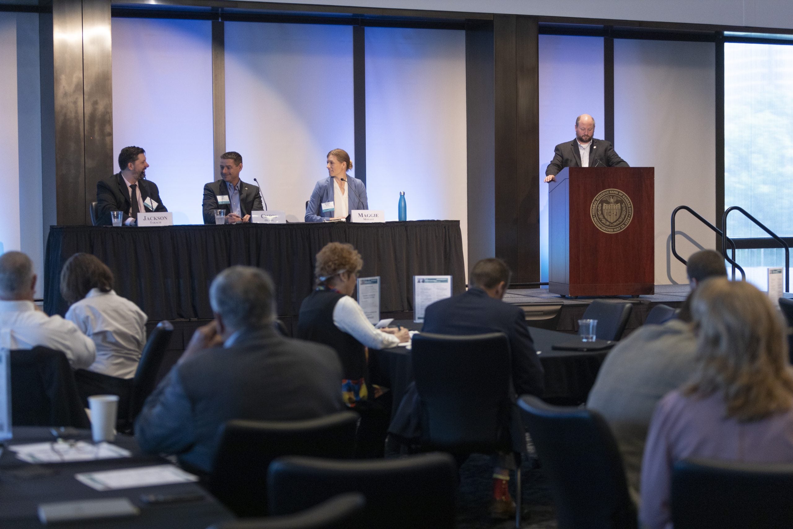 Maggie Monast on a panel at the The Federal Reserve Bank of Kansas City’s 2023 Agricultural Symposium, “The Changing Geography of Agricultural Production.”