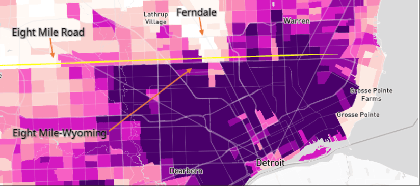 Community Baseline for Detroit metro area.