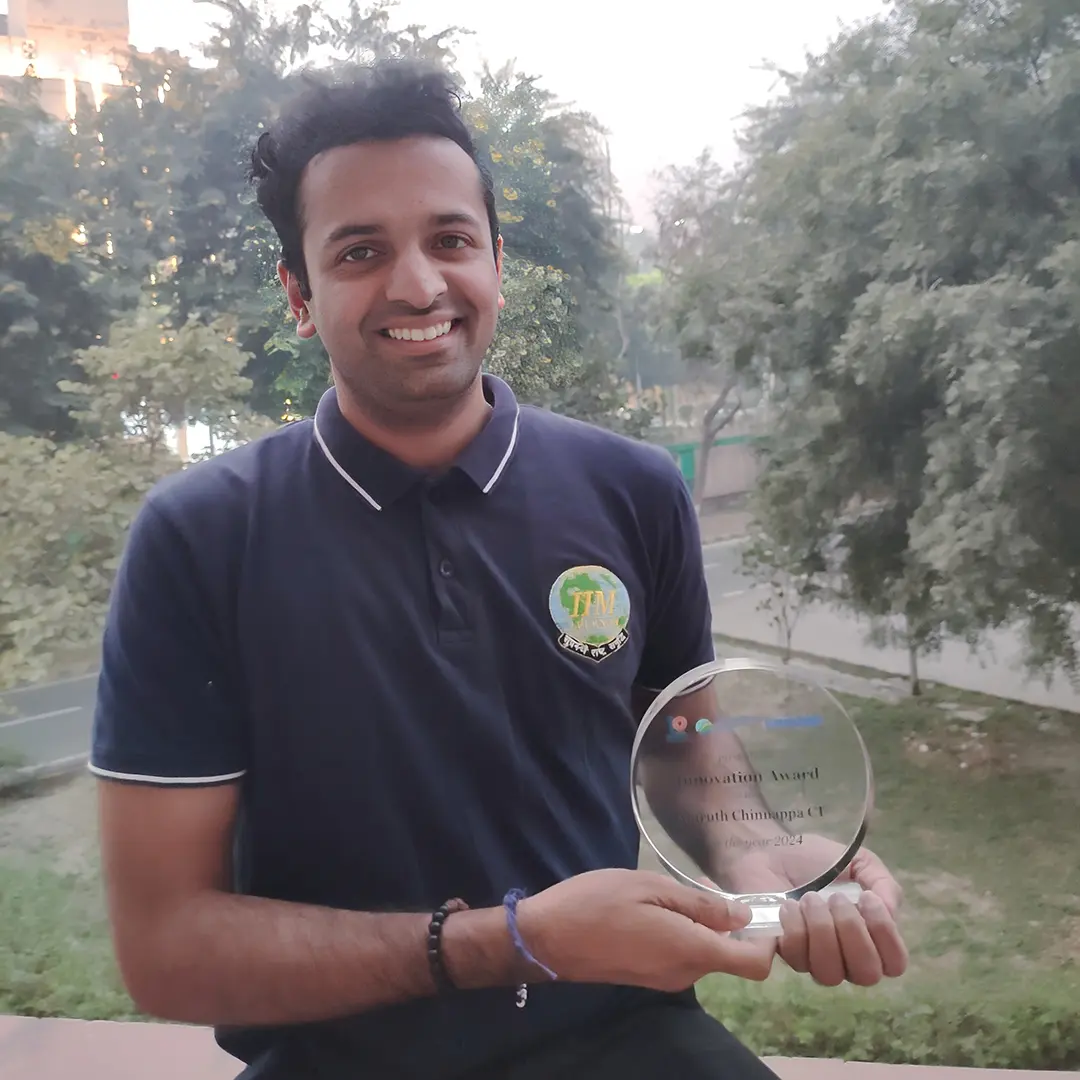 Amruth Chinnappa, Climate Corps Innovation Award